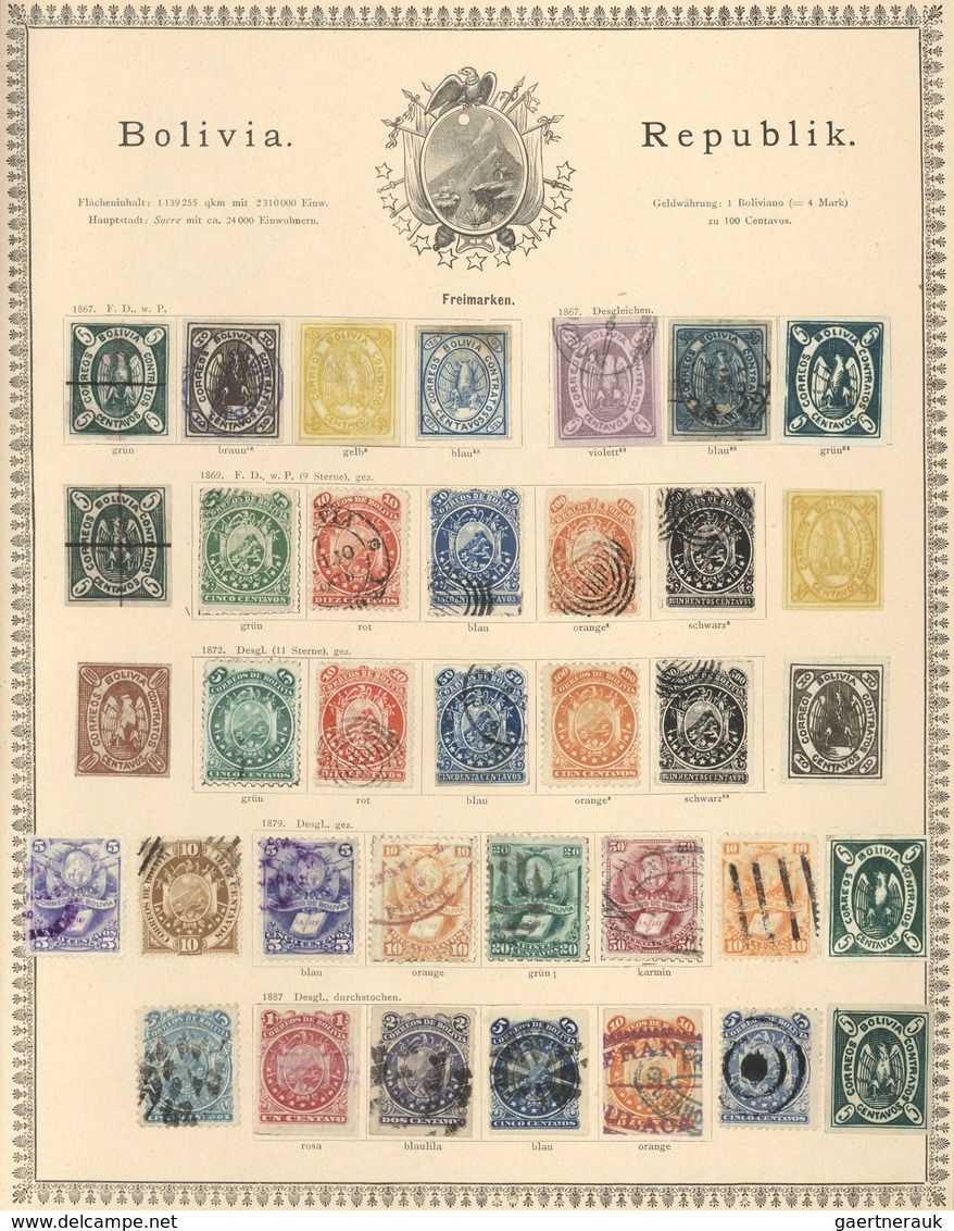 Nachlässe: DIE LAUENBURG-SAMMLUNG - Alle Welt 1840/1890 (ca.), äußerst beeindruckende und hochwertig