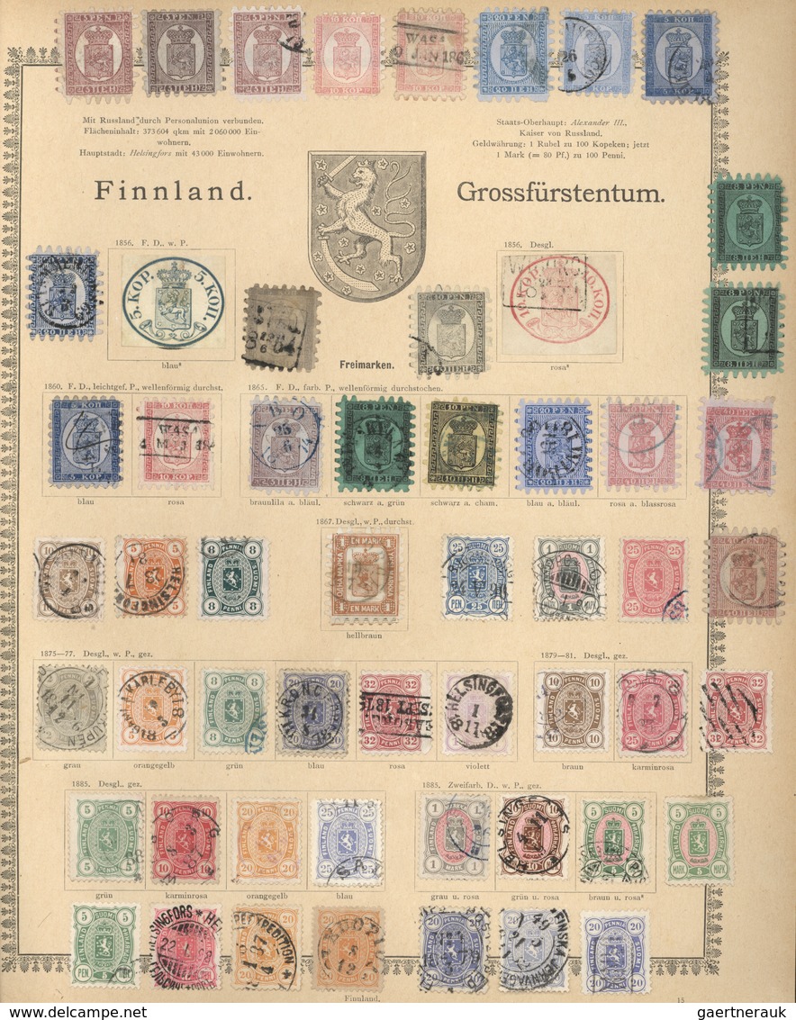 Nachlässe: DIE LAUENBURG-SAMMLUNG - Alle Welt 1840/1890 (ca.), äußerst beeindruckende und hochwertig