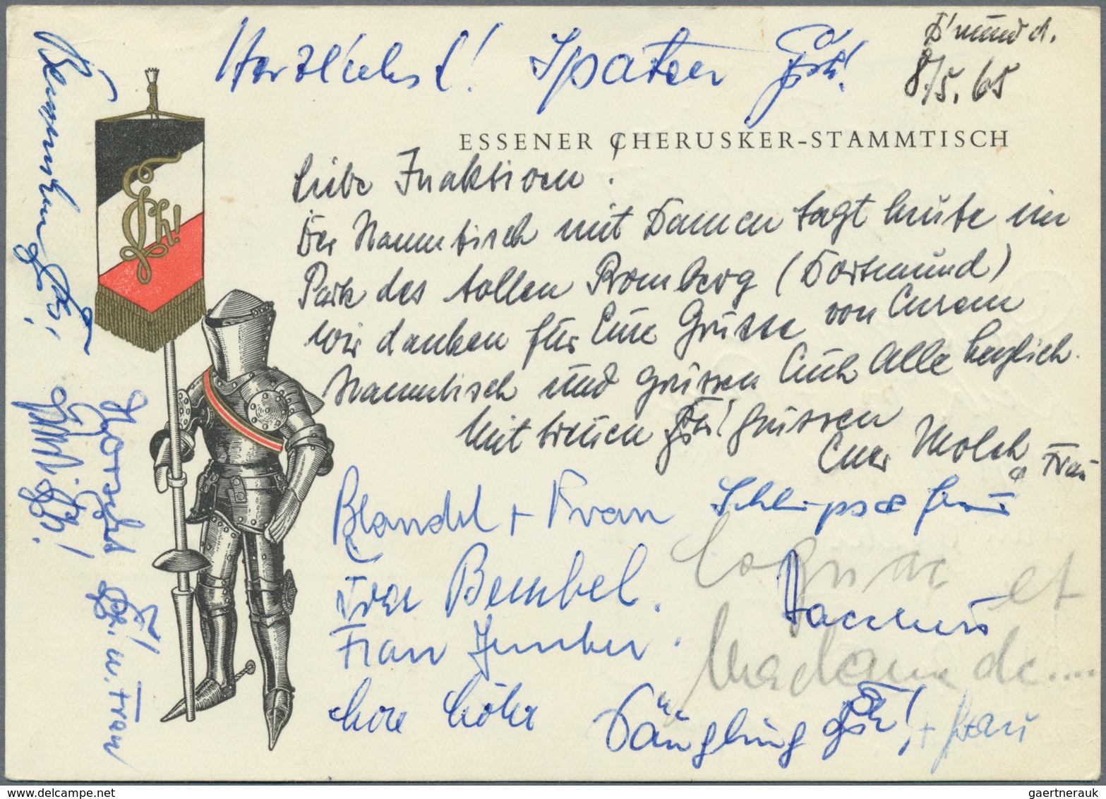 Nachlässe: 1940er-90er Jahre Ca.: Ein Karton Mit Hunderten Von Briefe, Postkarten Und Ganzsachen, Fa - Vrac (min 1000 Timbres)