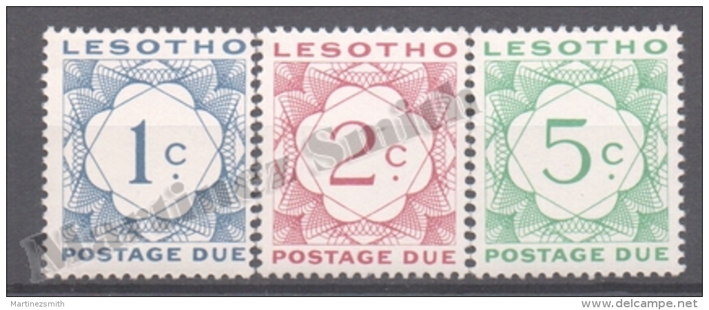 Lesotho 1967 Yvert Tax 13-15, Postage Due - MNH - Lesotho (1966-...)