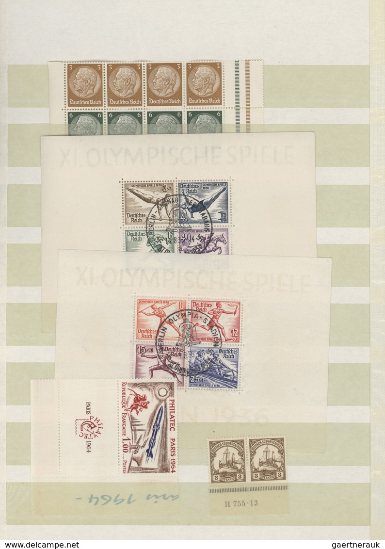 Alle Welt: 1855/1964 (ca.), Mint And Used Assortment On Stockpages, Mainly Germany, Some Covers, Sou - Collections (without Album)