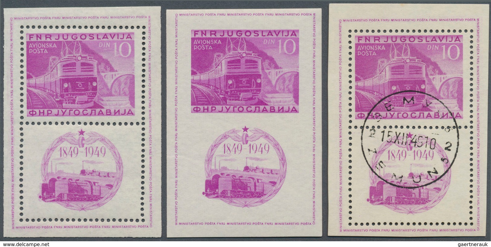 Jugoslawien: 1944/2002, A Splendid U/m Collection In Six Lindner Albums, Apparently COMPLETE, Defini - Used Stamps
