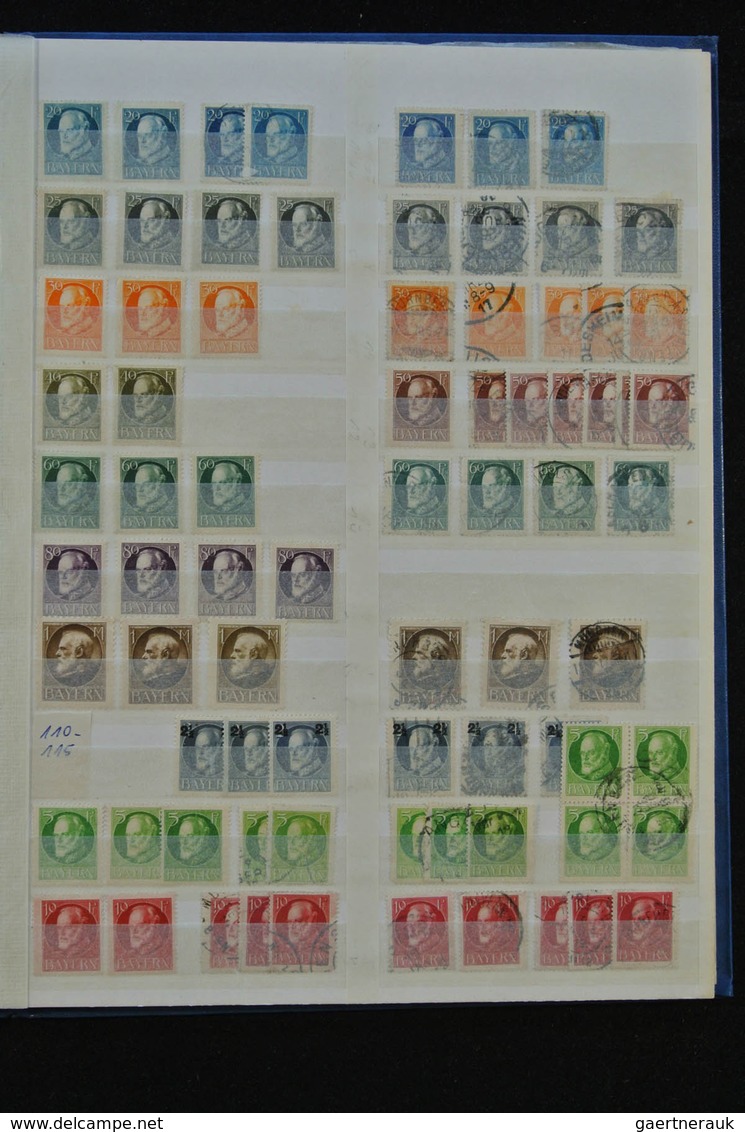 Deutschland: 1849/1994: Genuine collector estate with collections and duplicates, the collector was