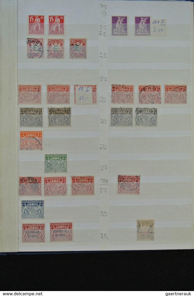 Deutschland: 1849/1994: Genuine collector estate with collections and duplicates, the collector was