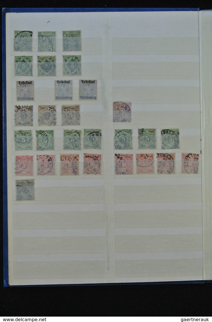 Deutschland: 1849/1994: Genuine collector estate with collections and duplicates, the collector was