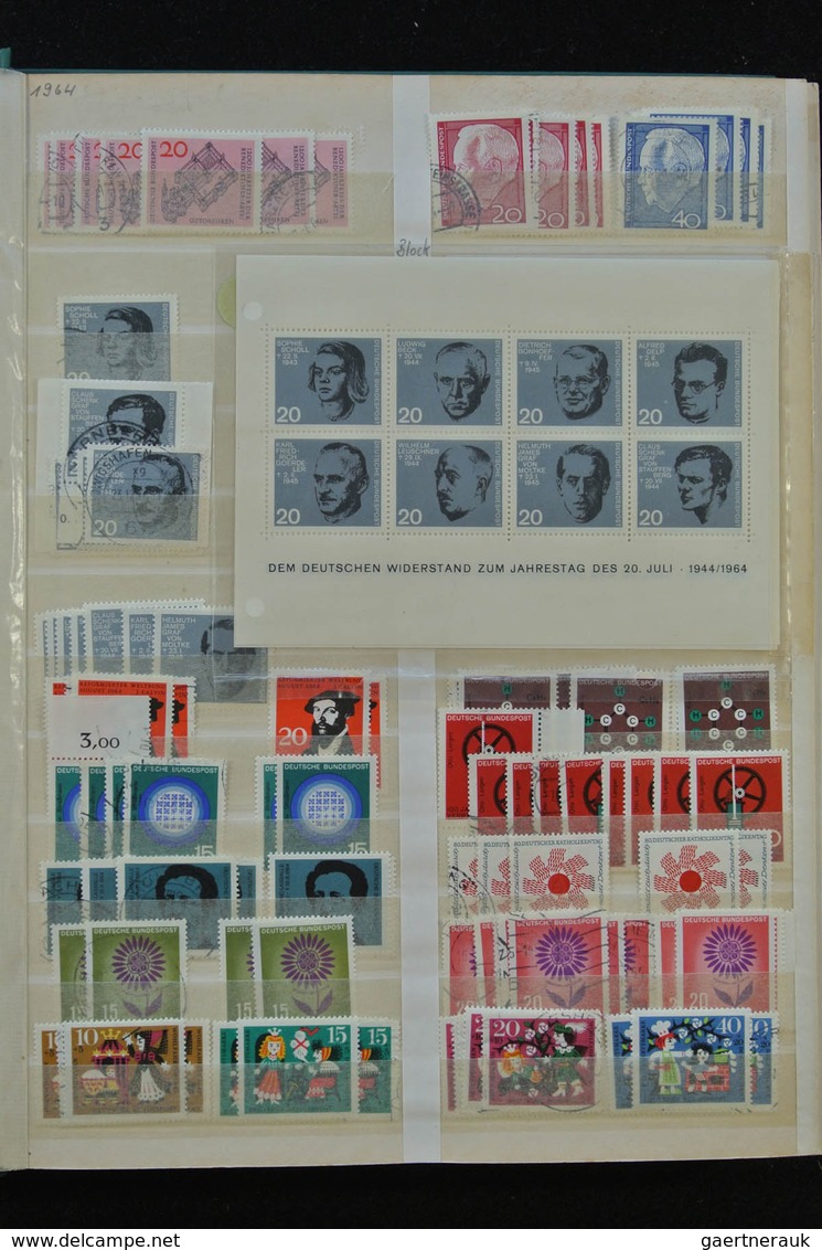 Deutschland: 1849/1994: Genuine collector estate with collections and duplicates, the collector was