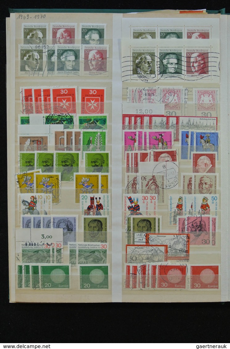 Deutschland: 1849/1994: Genuine collector estate with collections and duplicates, the collector was