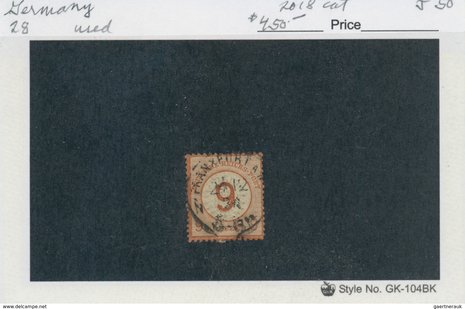 Deutschland: 1874/1958, Zusammenstellung Mit Dt.Reich MiNr. 30 Gest. (600,- €), 45 C Postfrisch Sign - Verzamelingen
