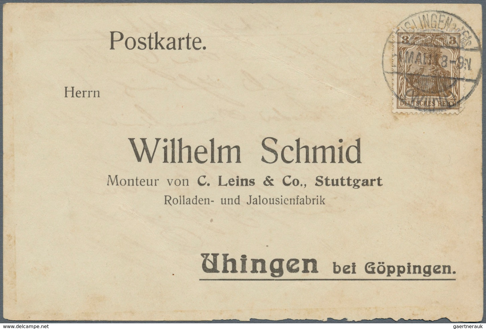 Deutschland: 1880/1985, riesiger Posten von Briefen und Ganzsachen subsummiert unter dem Stichwort "