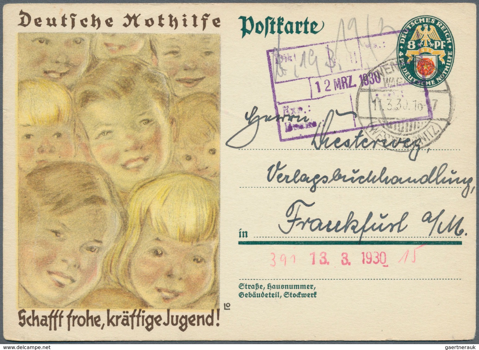 Deutschland: 1880/1985, riesiger Posten von Briefen und Ganzsachen subsummiert unter dem Stichwort "