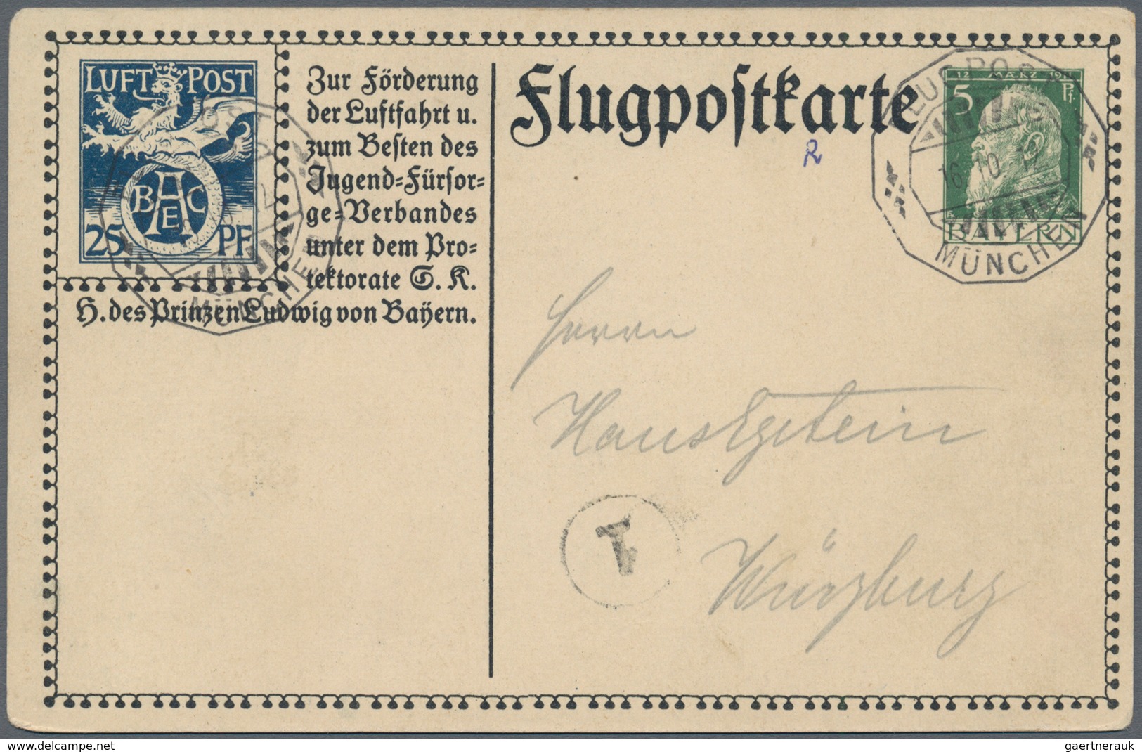 Deutschland: 1912/1966 Ca., Interessantes Konvolut Mit Meist Besseren Ausgaben, Dabei Bayern Flugpos - Collections
