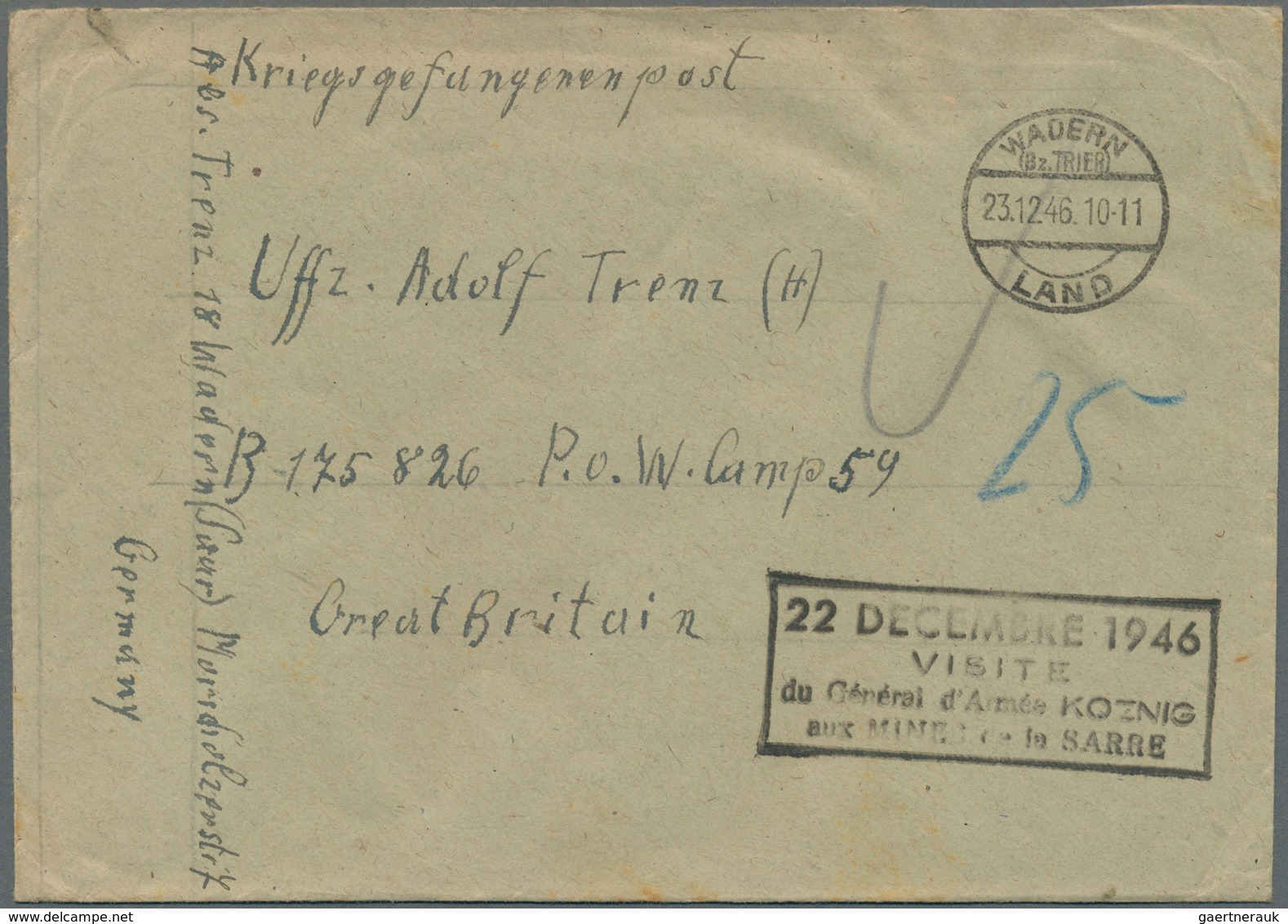 Deutschland: 1941/1973, vielseitige Partie von ca. 290 Briefen und Karten, unberührt aus Sammler-Kor