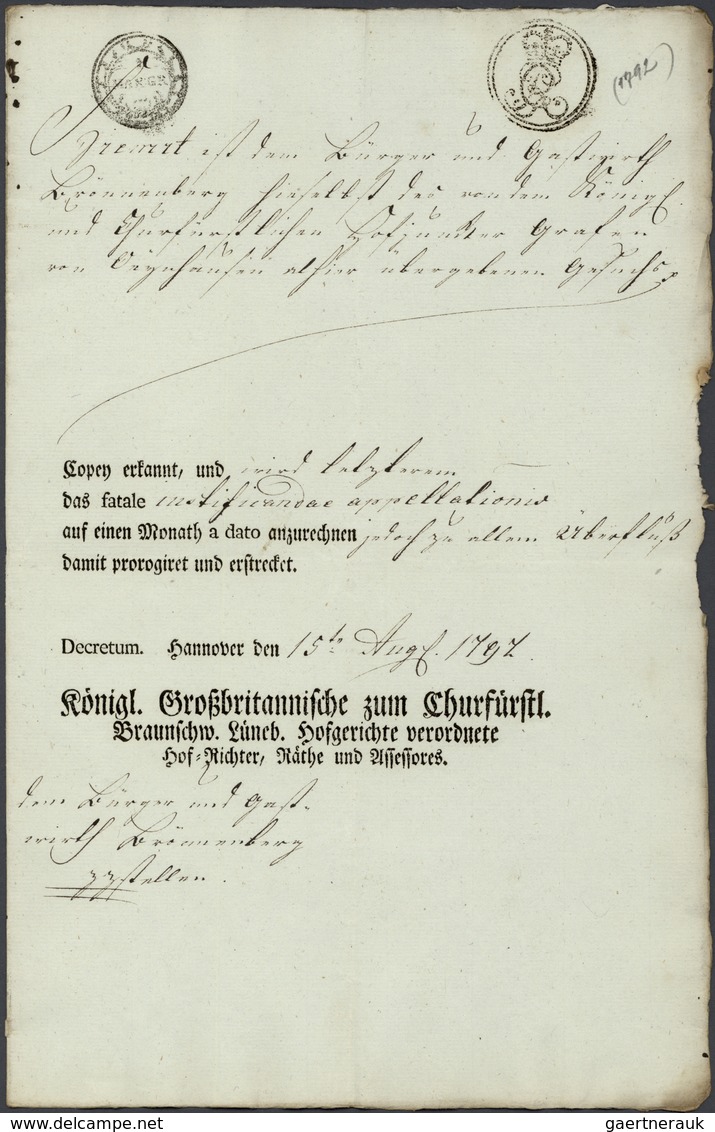 Altdeutschland - Vorphila: 1550/1960 (ca.) ARCHIV DERER VON OEYNHAUSEN: Oeynhausen ist der Name eine