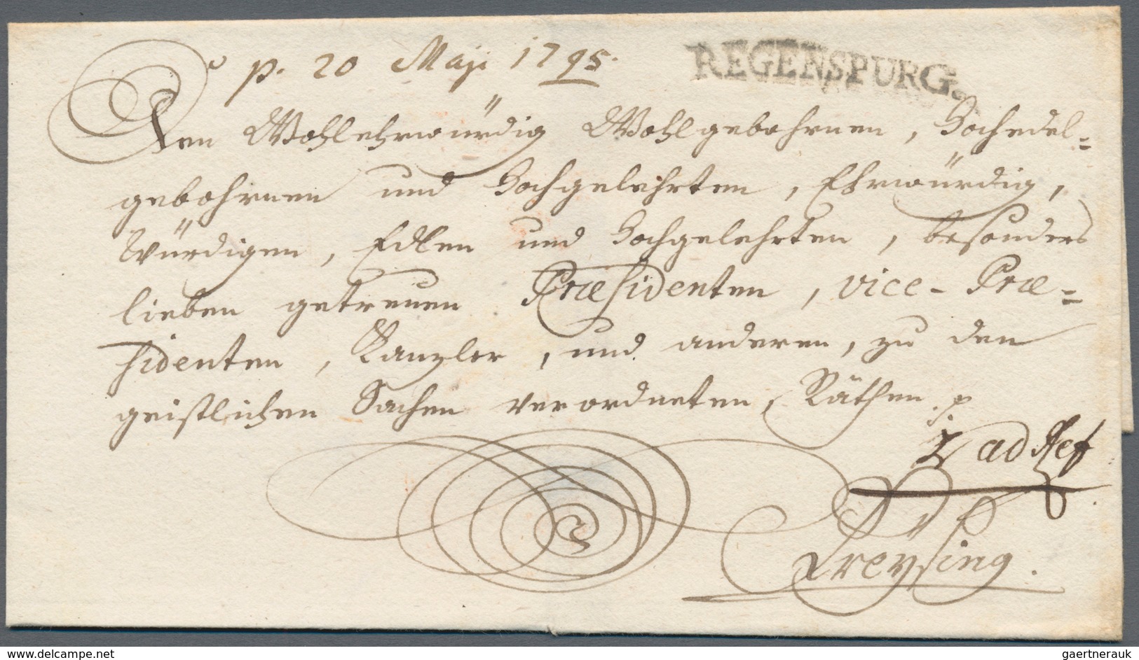 Altdeutschland - Vorphila: 1700-1850 Ca.: Sammlung Von Rund 270 Vorphilabriefen Und Einigen Dokument - Vorphilatelie