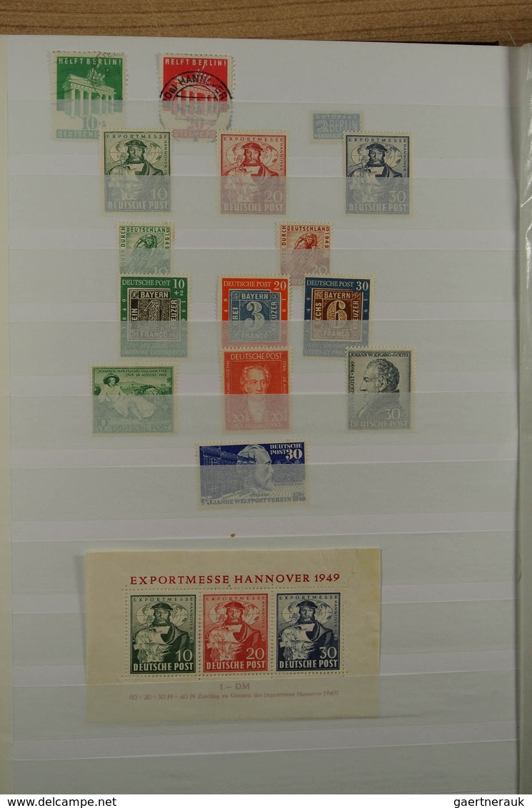 Altdeutschland: Stockbook With Various Material Of Baden And Bavaria, Including Better Stamps Like ( - Collections