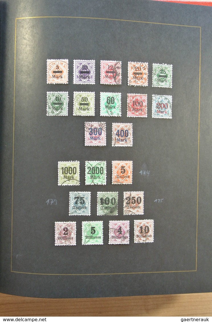 Altdeutschland: Well filled, mint hinged and used collection old German States including many covers