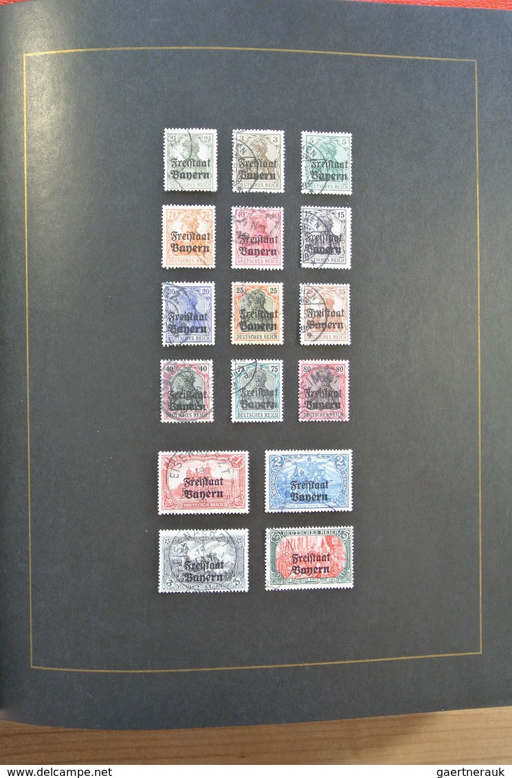 Altdeutschland: Well filled, mint hinged and used collection old German States including many covers