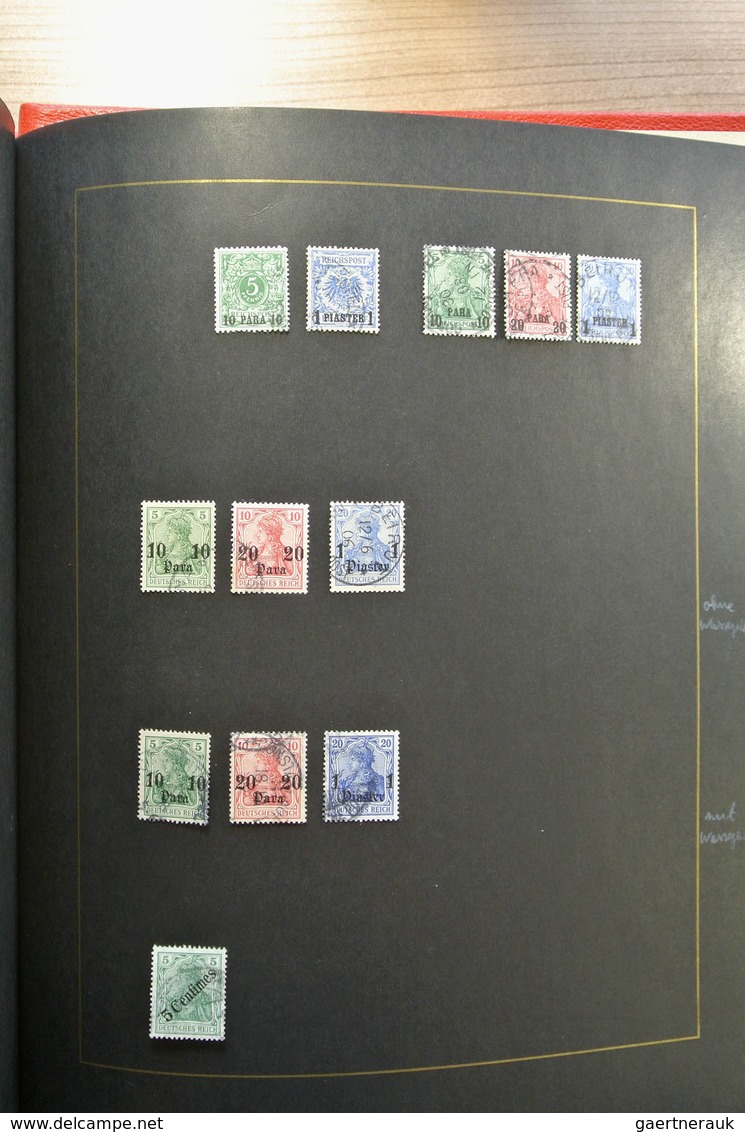 Altdeutschland: Well filled, mint hinged and used collection old German States including many covers