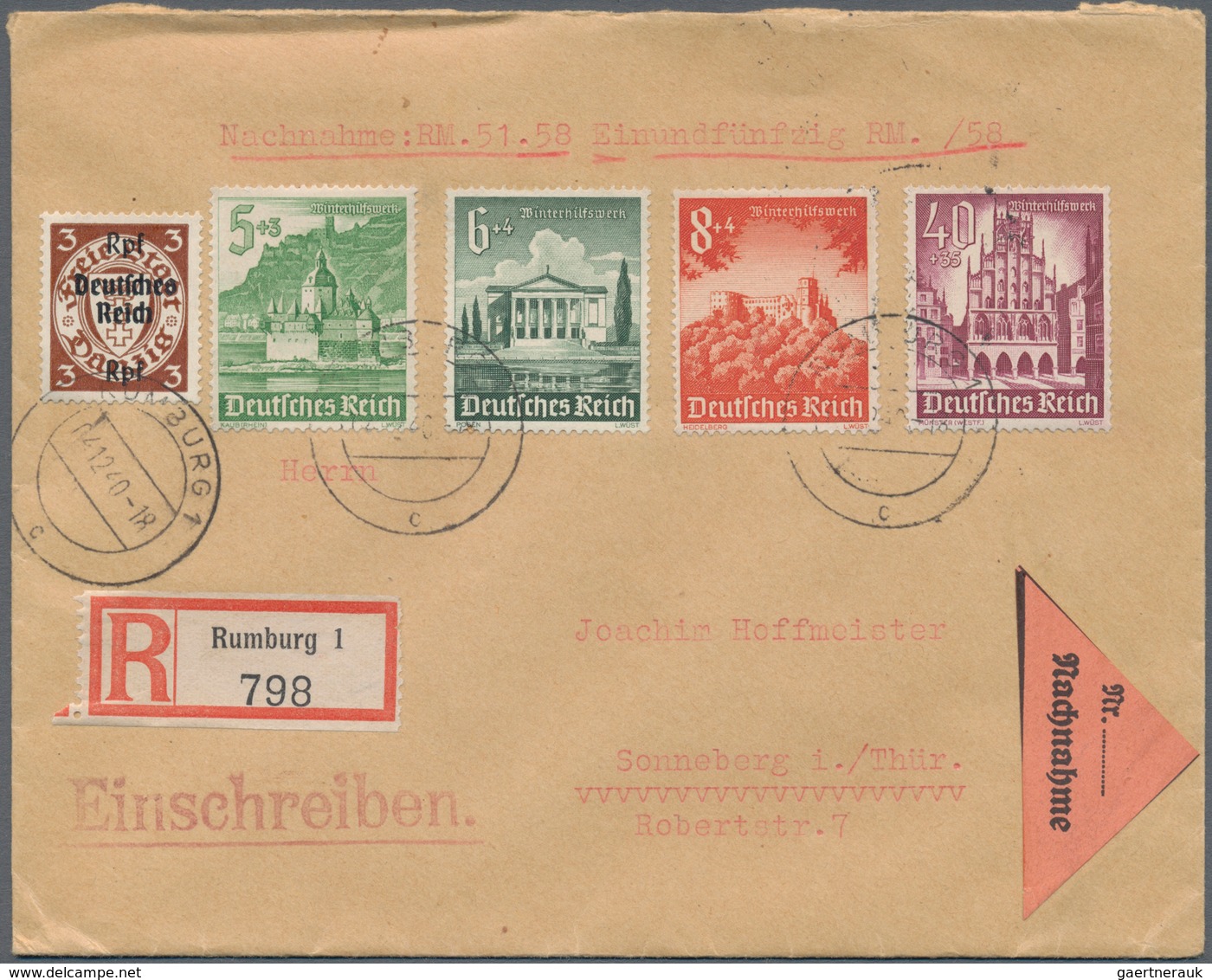 Altdeutschland Und Deutsches Reich: 1870/1945, Etwa 200 Belege, Darunter Viele Dekorative Stücke Mit - Sammlungen