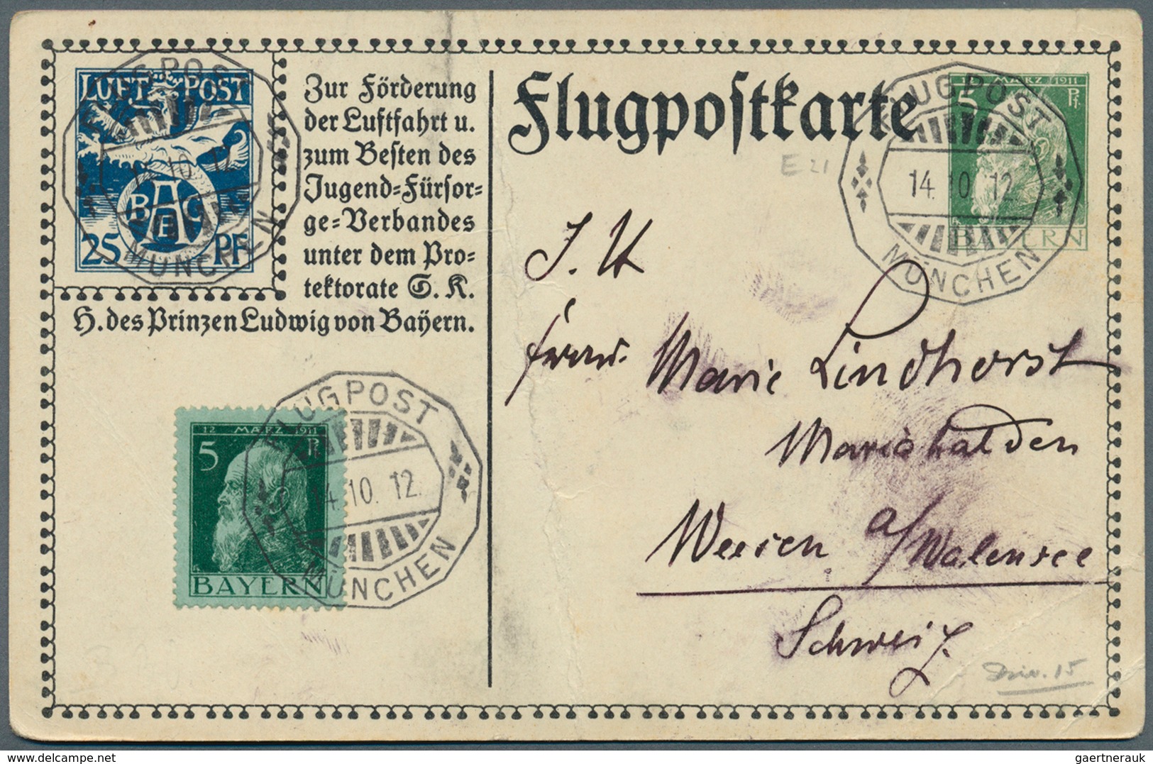 Bayern - Ganzsachen: 1874/1920, Unfangreicher Lagerbestand In 4 Kartons Mit Karten, Doppelkarten, Um - Autres & Non Classés