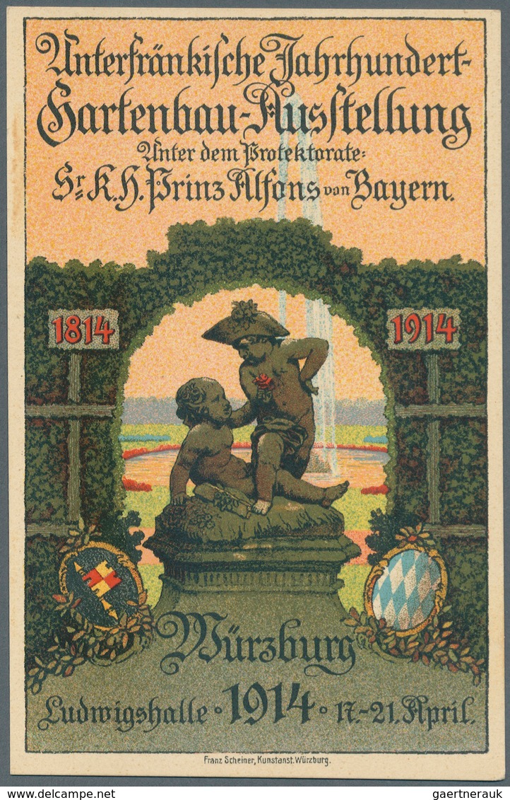 Bayern - Ganzsachen: 1897/1915, PRIVATGANZSACHEN, sehr umfangreiche Sammlung mit ca. 400, fast nur v