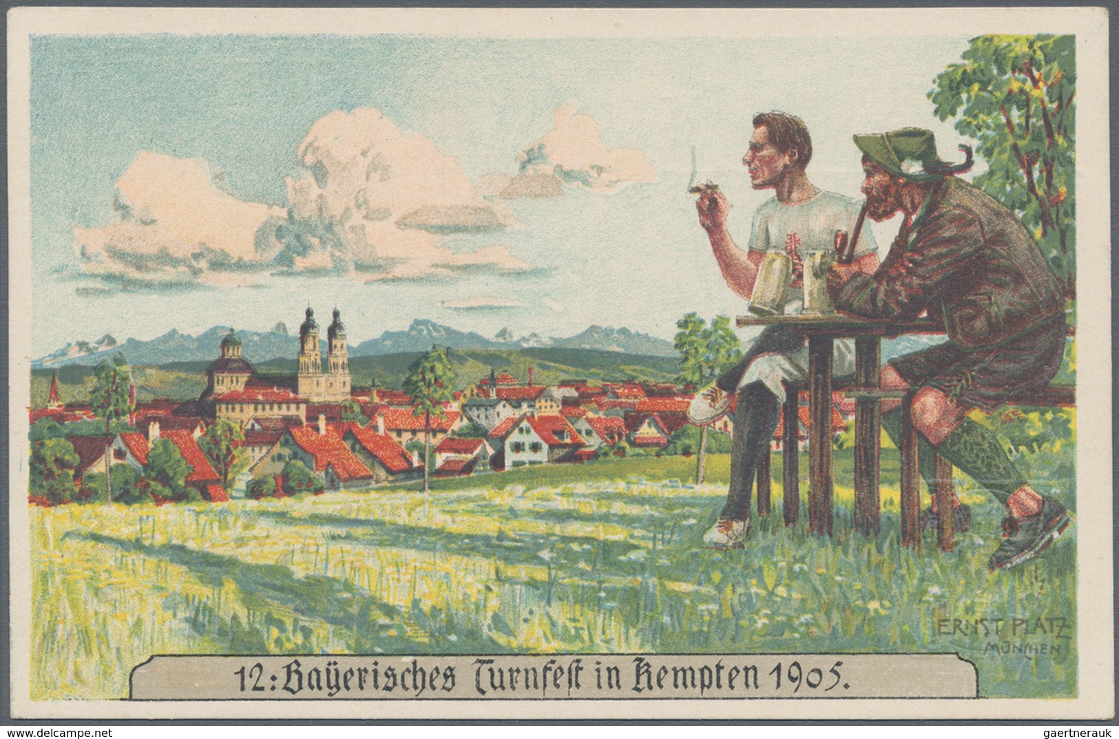 Bayern - Ganzsachen: 1899/1917, Schöne Partie Mit 8 Verschiedenen Privatganzsachen, Meist Ereigniska - Autres & Non Classés