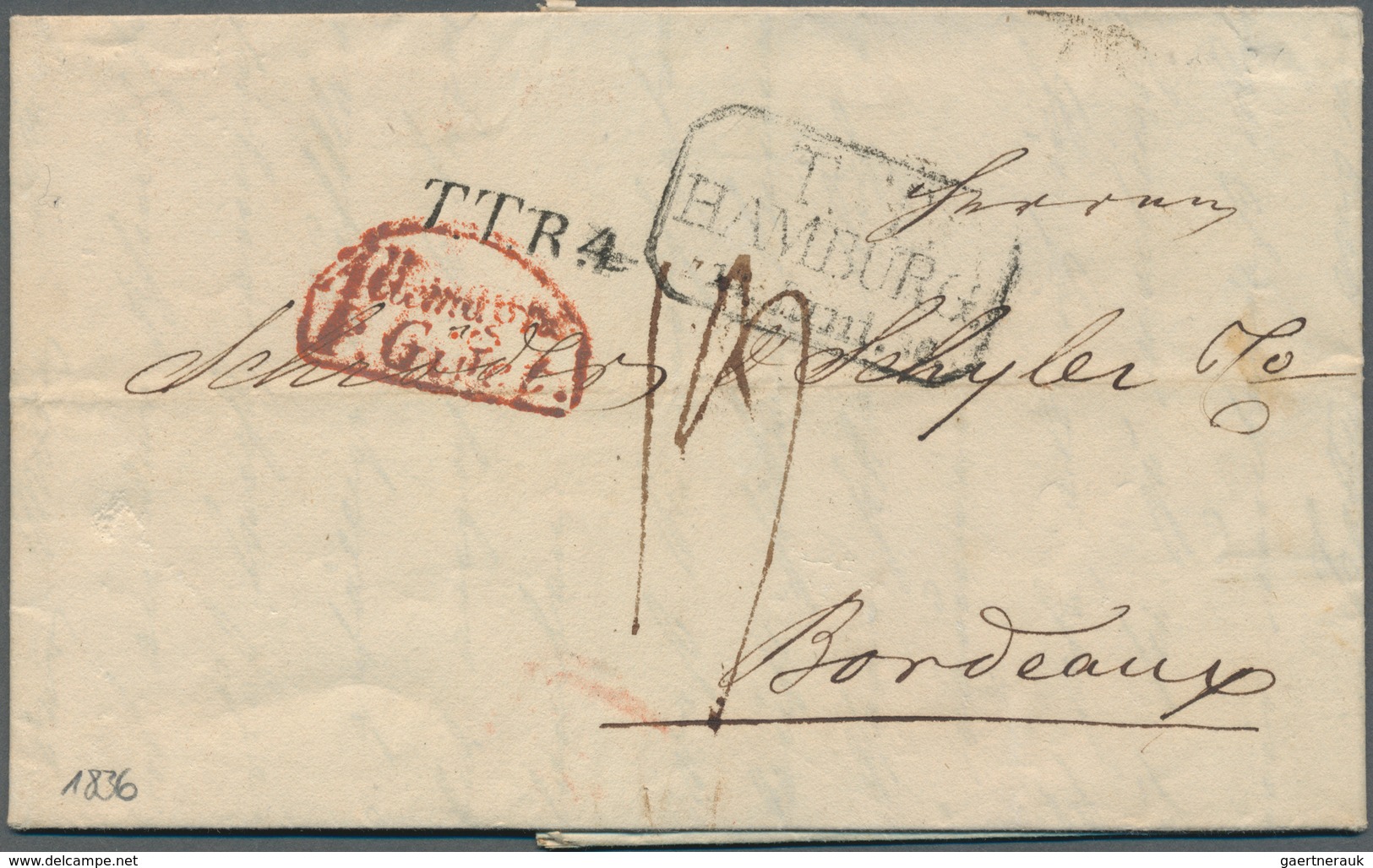 Hamburg - Vorphilatelie: 1754/1840: Schöner Posten Mit Mehr Als 70 Briefen Mit Reichhaltiger Stempel - Vorphilatelie