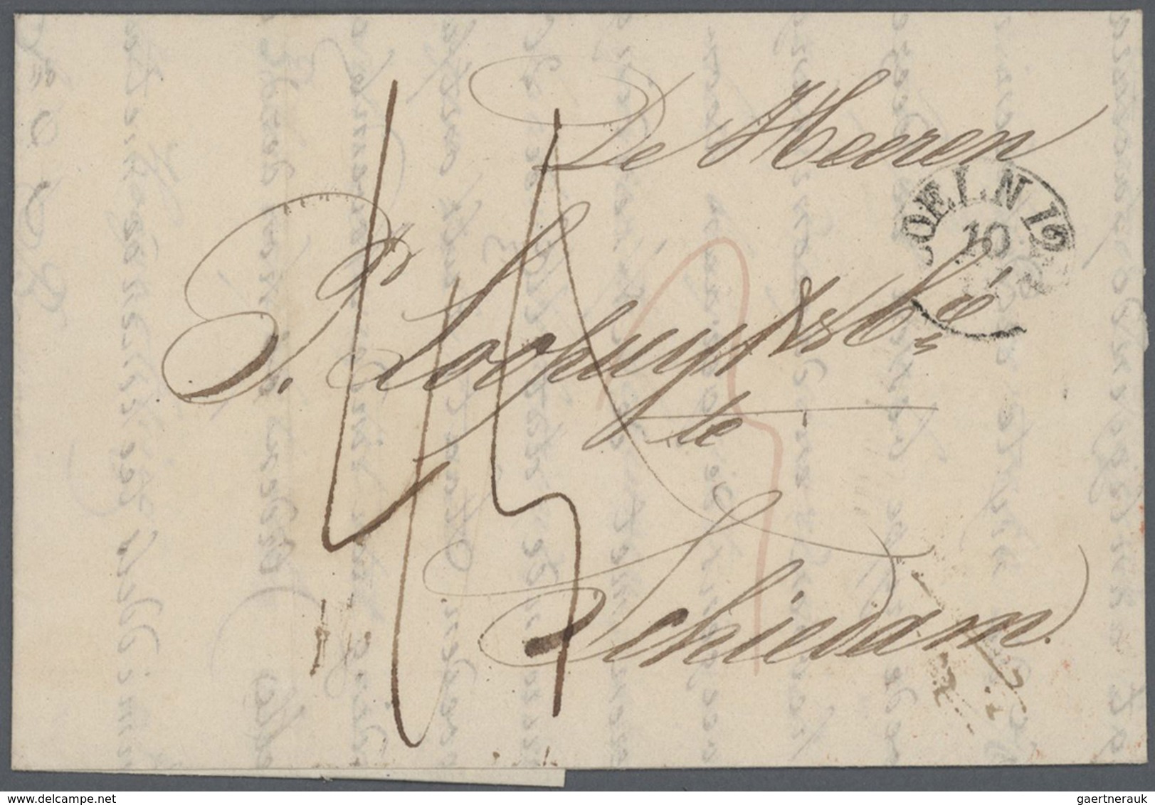 Preußen - Marken Und Briefe: 1803/1869, Hochwertige Partie Von Ca. 27 Markenlosen Briefen Und 1 Ganz - Other & Unclassified