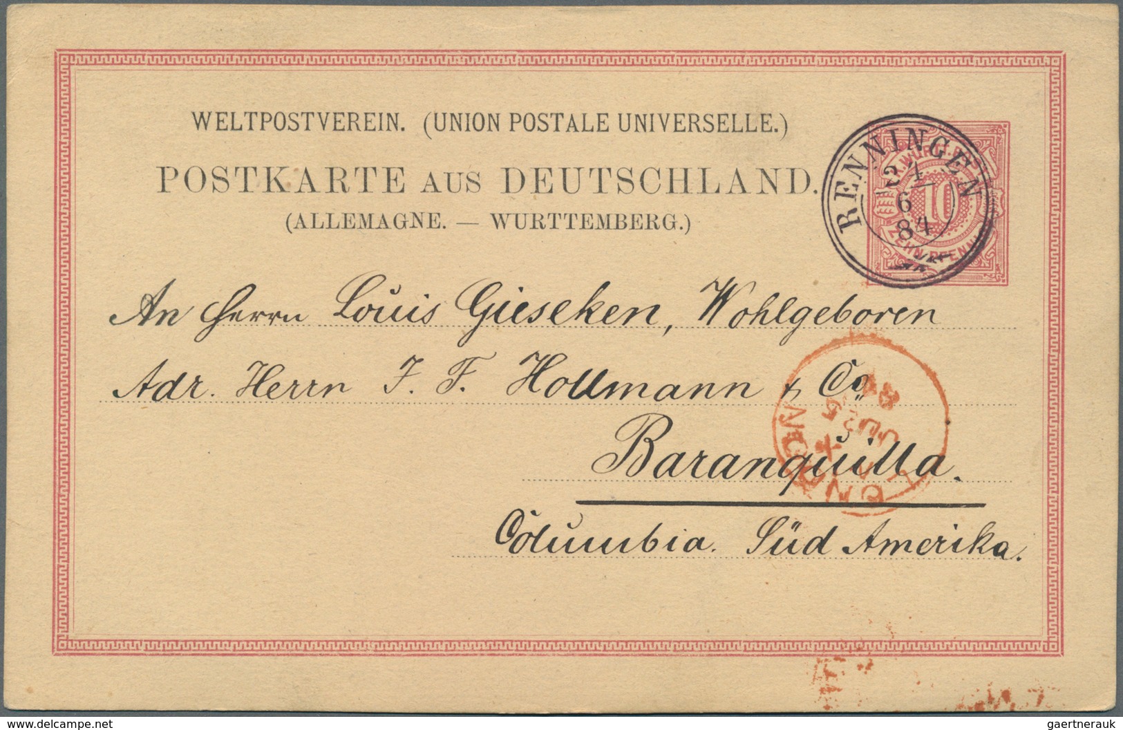 Württemberg - Ganzsachen: 1871/1906, Partie Von Ca. 50 Gebrauchten Und Ungebrauchten Ganzsachen, Dab - Sonstige & Ohne Zuordnung