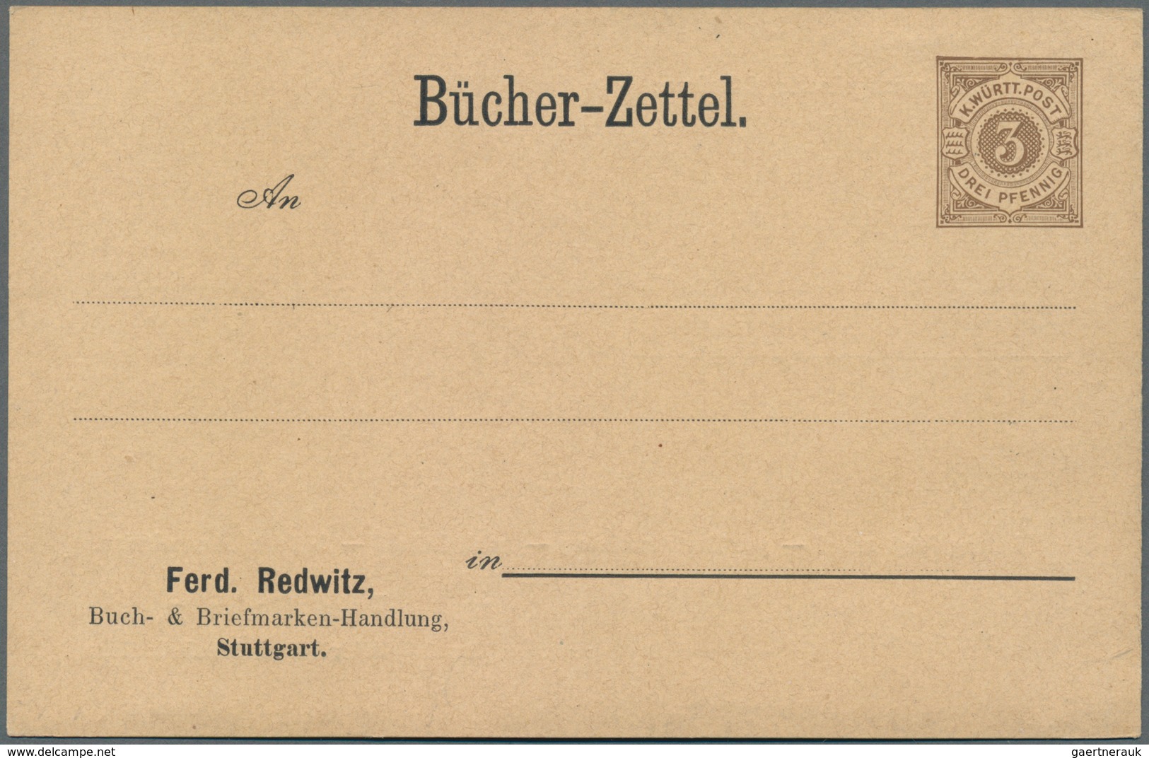 Württemberg - Ganzsachen: 1871/1906, Partie Von Ca. 50 Gebrauchten Und Ungebrauchten Ganzsachen, Dab - Autres & Non Classés