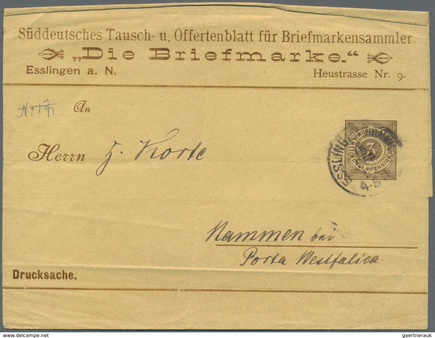 Württemberg - Ganzsachen: 1874/1906 (ca.), Partie Von Ca. 50 Gebrauchten Und Ungebrauchten Ganzsache - Autres & Non Classés