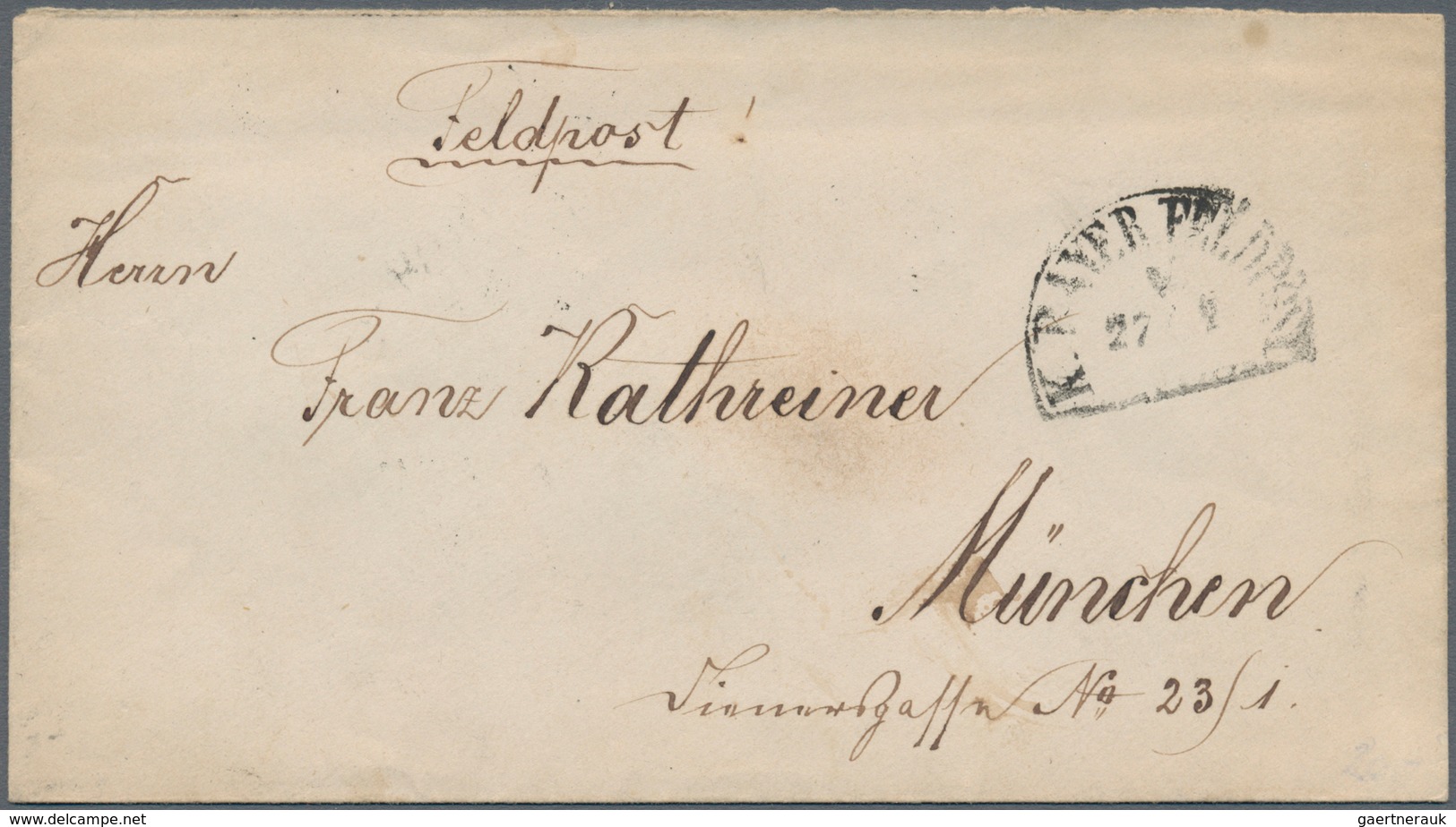 Deutsches Reich: 1860er-1920er Jahre Ca.: Mehr Als 160 Unfrankierte Briefe Aus Ganz Deutschland Mit - Collections