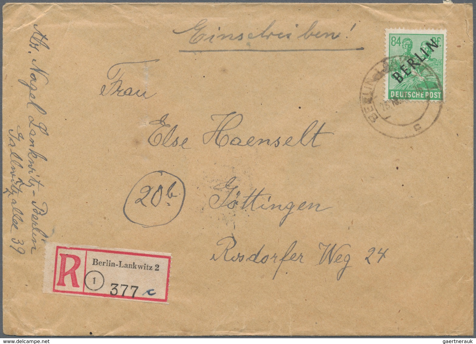 Deutsches Reich: 1863/1956, kleiner Brief u. Kartenposten mit meist deutschen Belegen im Briefalbum