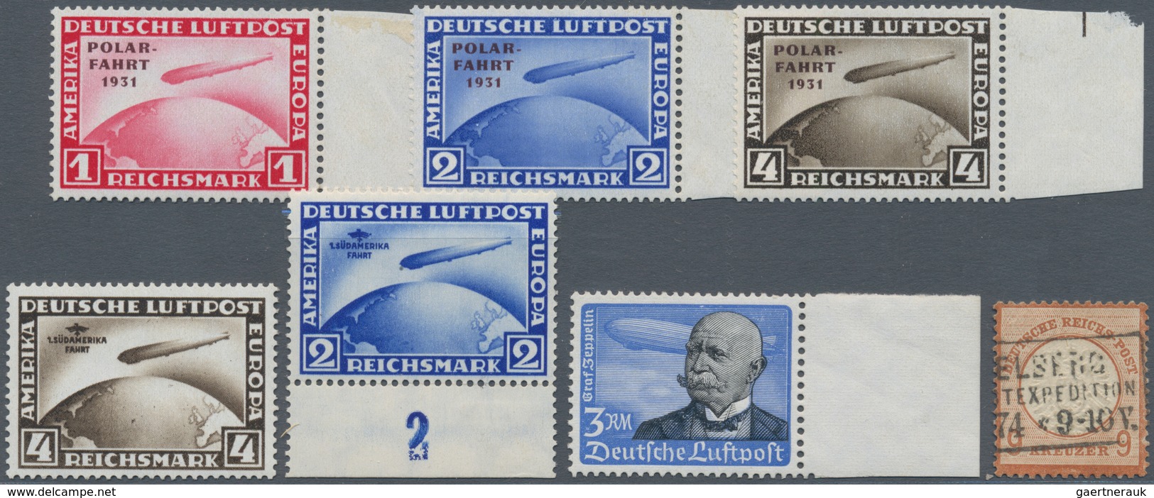 Deutsches Reich: 1872/1936, Interessante Partie Mit Meist Besseren Ausgaben, Dabei 9 Kreuzer Brustsc - Collections