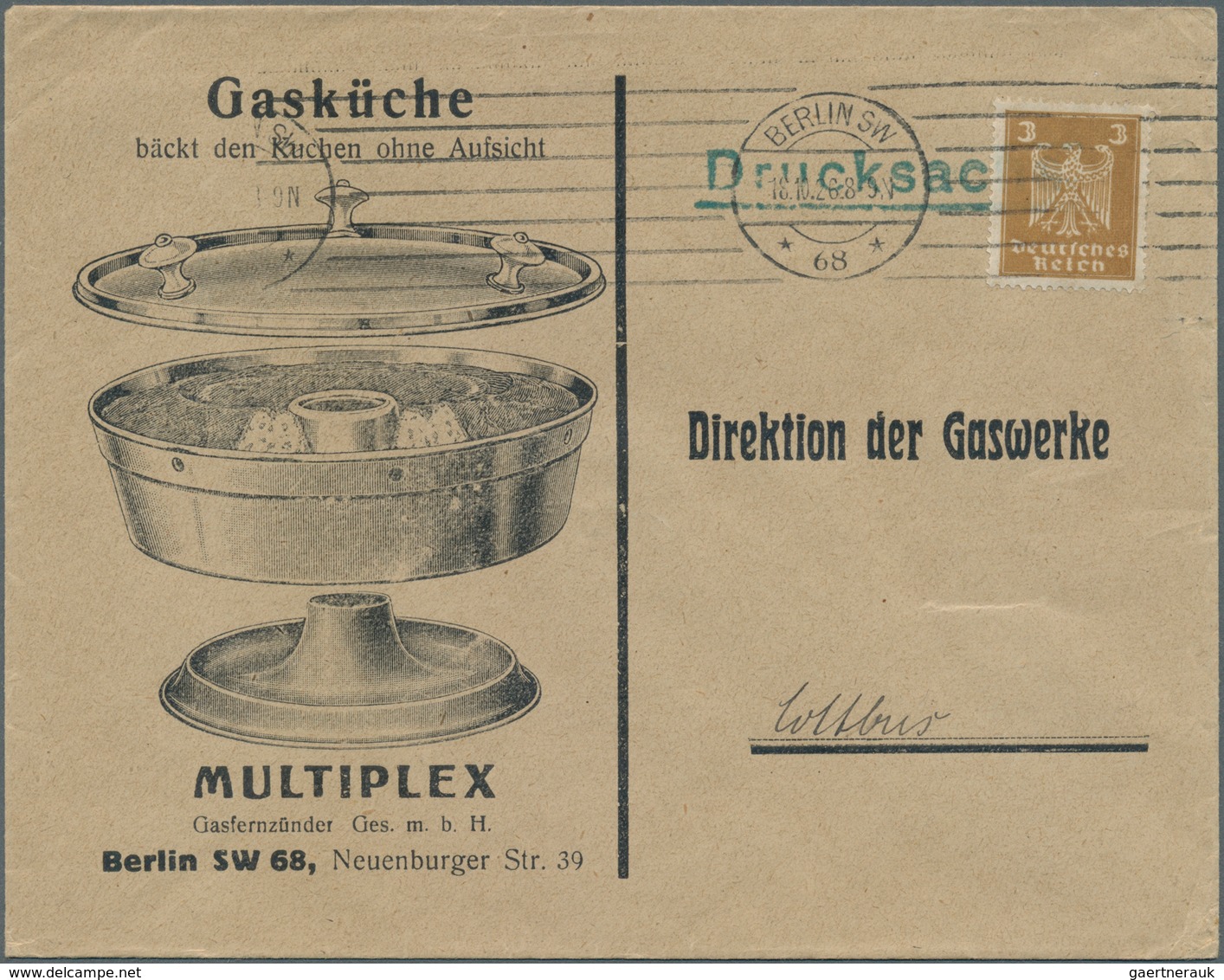 Deutsches Reich: 1922/1933, Posten Mit Ca.300 Firmen- Und Behördenbriefen Aus Der Inflations- Und We - Collections