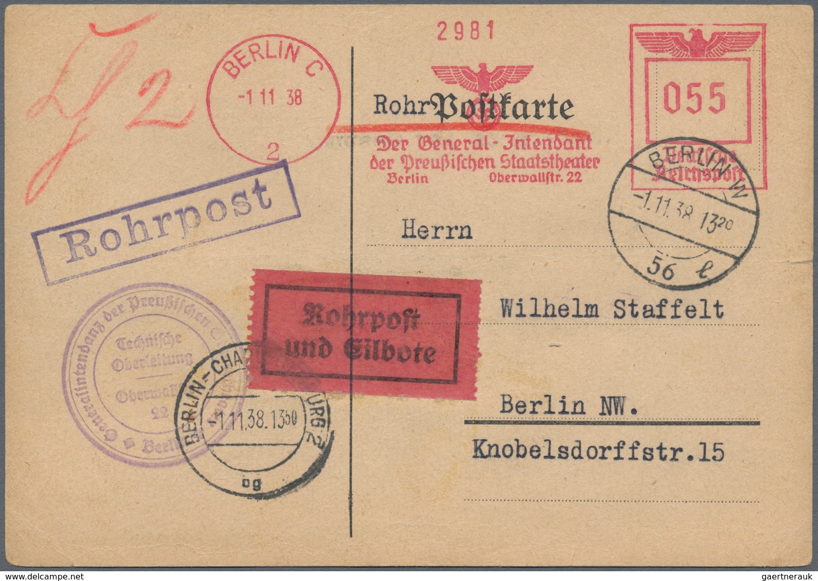 Deutsches Reich: 1923-1944, Freistempel, Sortenreiche Partie Mit Geschätzt über 500 Belegen, Dabei U - Collections