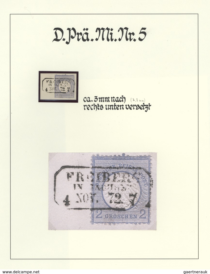 Deutsches Reich - Brustschild: 1872/1875, BRUSTSCHILD-DOPPELPRÄGUNGEN, die größte existierende Samml