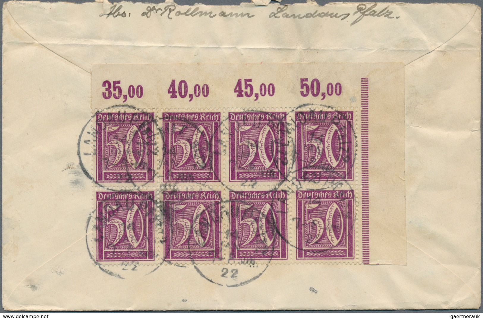 Deutsches Reich - Inflation: 1921-1923, Partie Mit über 350 Briefen Und Belegen, Dabei Viele Untersc - Nuevos