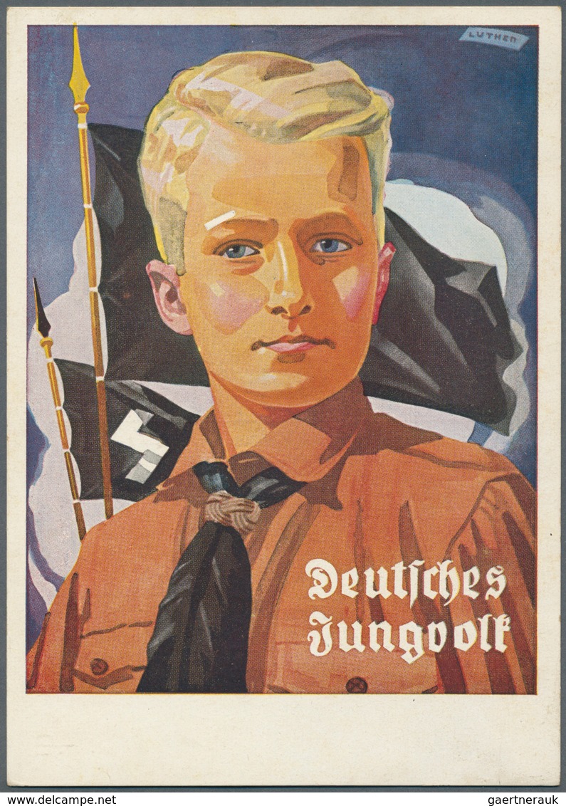 Deutsches Reich - 3. Reich: 1933/1945 (ca.), Sammlung "Geschichte des 3. Reiches", dabei frühe Maxim