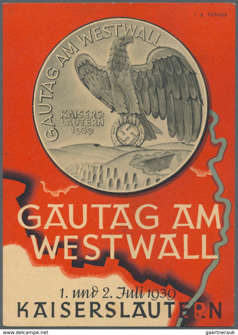 Deutsches Reich - 3. Reich: 1933/1945 (ca.), Sammlung "Geschichte des 3. Reiches", dabei frühe Maxim