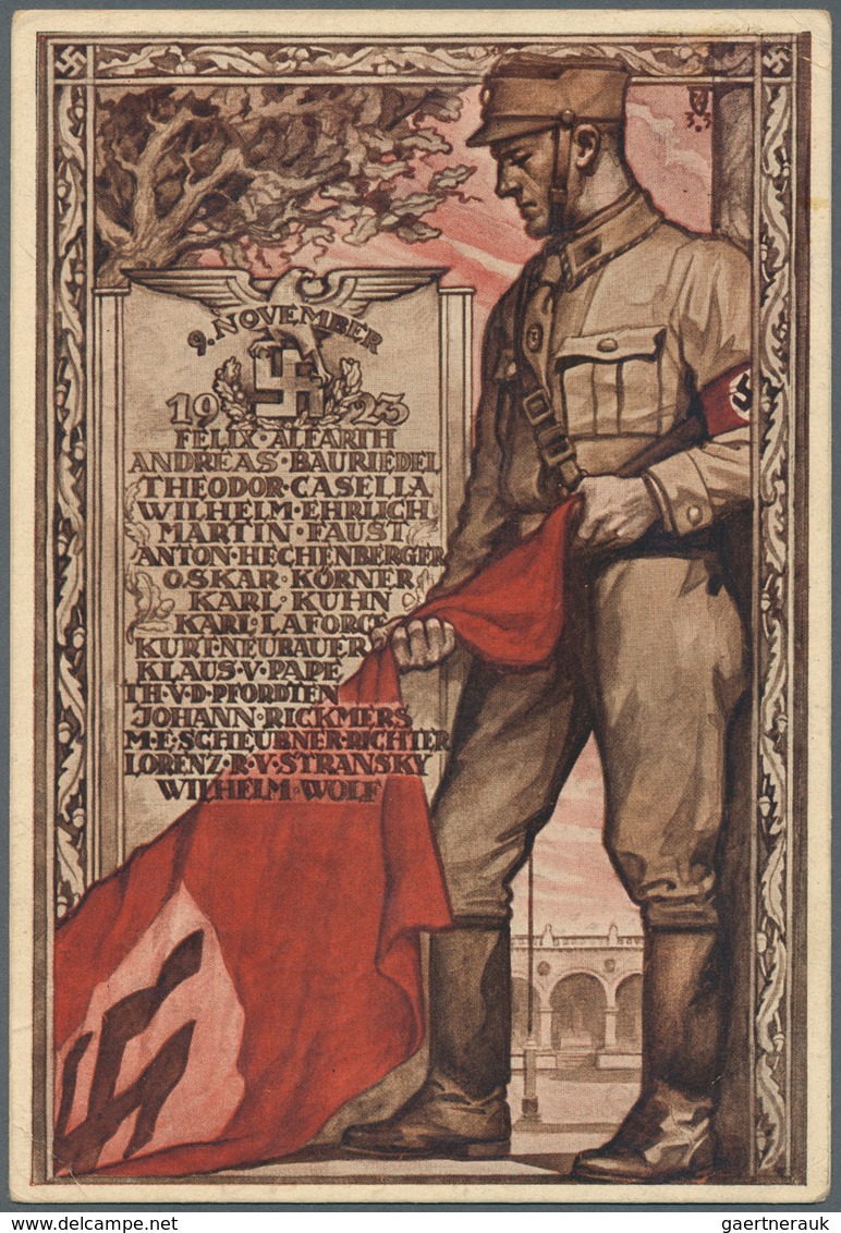 Deutsches Reich - 3. Reich: 1933/1945 (ca.), Sammlung "Geschichte des 3. Reiches", dabei frühe Maxim