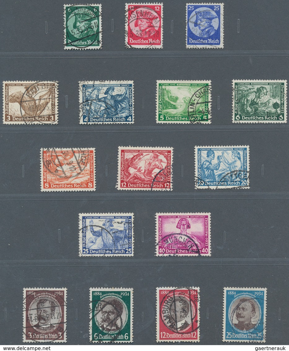 Deutsches Reich - 3. Reich: 1933-1945, Nahezu Komplette Gestempelte Sammlung Im SAFE-Vordruckalbum I - Gebraucht