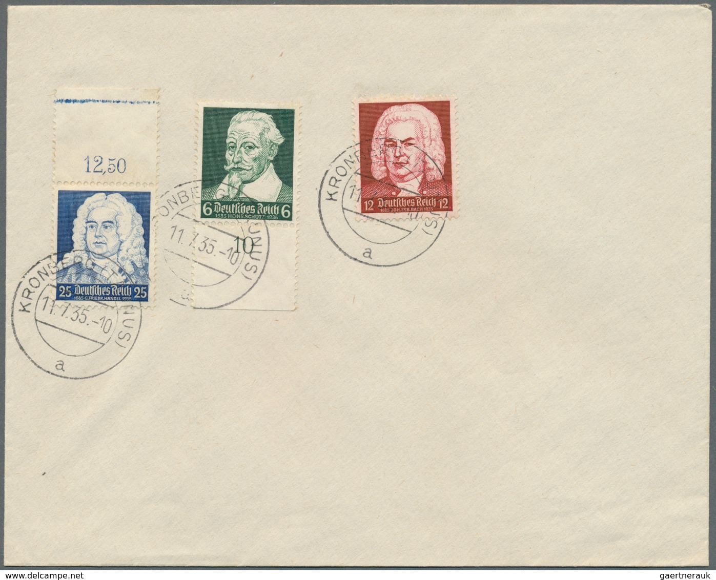 Deutsches Reich - 3. Reich: 1935/1944, Lot Von 31 Philatelistischen Briefen Und Karten (meist Blanko - Used Stamps