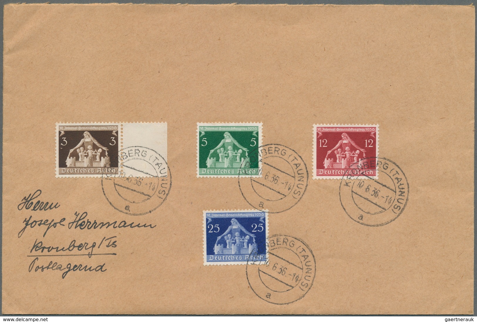 Deutsches Reich - 3. Reich: 1936/1940, Lot Von 32 Philatelistischen Briefen Und Karten (meist Blanko - Used Stamps