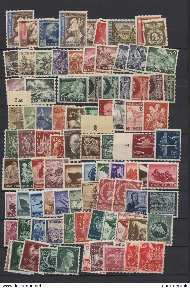 Deutsches Reich - 3. Reich: 1938/1945, Komplette Postfrische Sammlung Der "Ostmark"-Ausgaben MiNr. 6 - Gebraucht