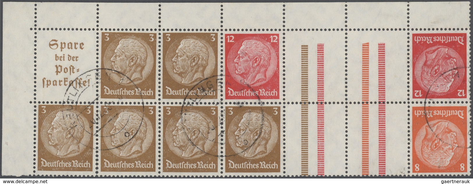 Deutsches Reich - Zusammendrucke: 1934/1942, Reichhaltiger Und Vielseitiger Sammlungsposten Der Zusa - Zusammendrucke