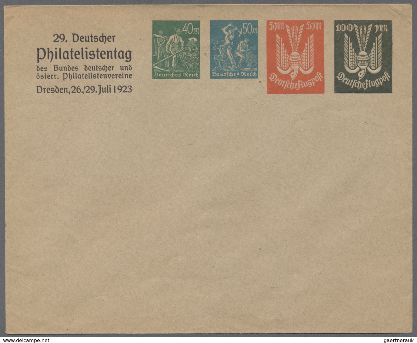 Deutsches Reich - Privatganzsachen: 1900/40, Drei Gut Gefüllte Briefalben Mit Privatganzsachenumschl - Other & Unclassified