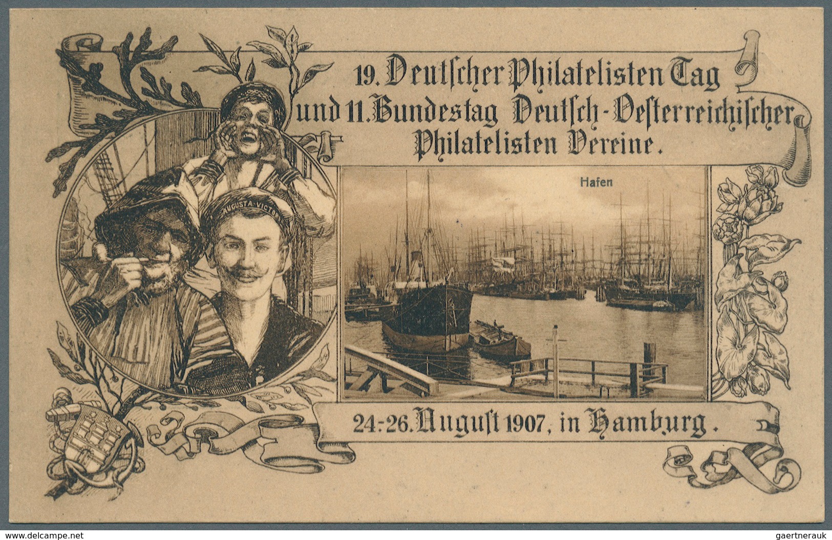 Deutsches Reich - Privatganzsachen: 1907, Lot von 23 Privat-Postkarten 5 Pf Germania "19. Dt. Philat
