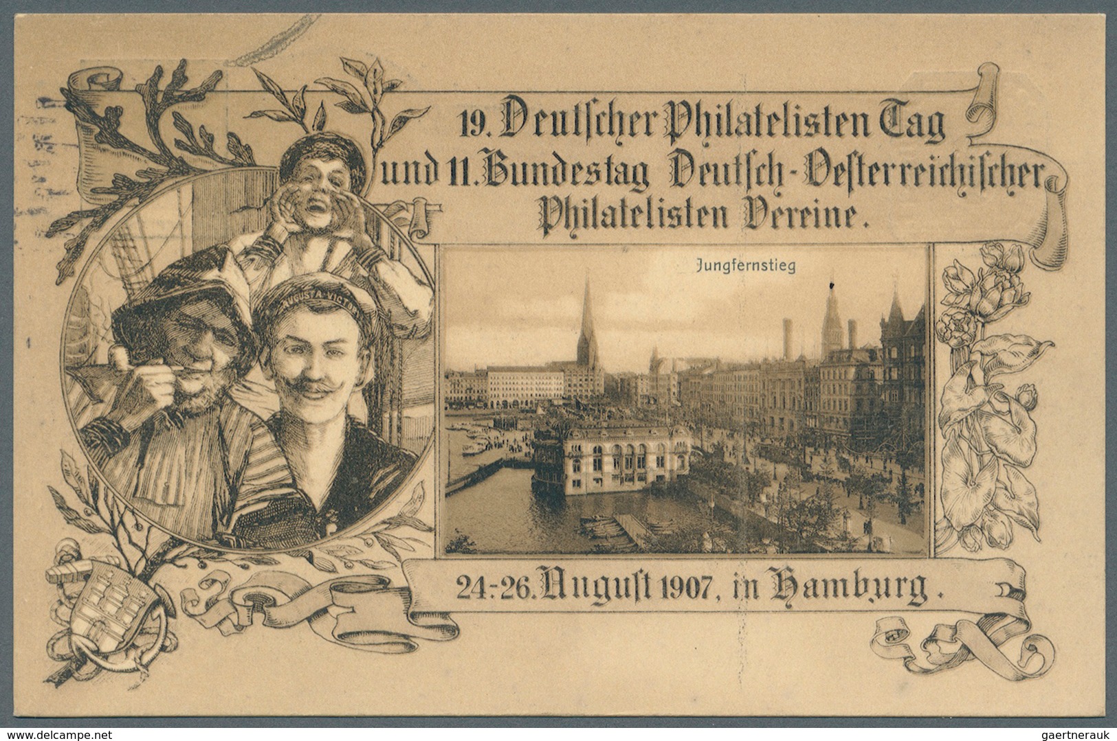 Deutsches Reich - Privatganzsachen: 1907, Lot von 23 Privat-Postkarten 5 Pf Germania "19. Dt. Philat