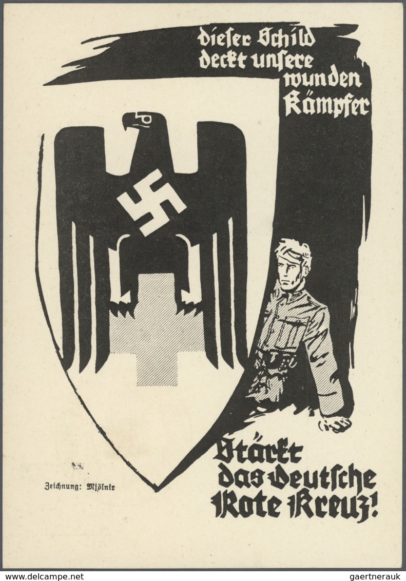 Deutsches Reich - Privatganzsachen: 1933/1942, sehr umfangreiche, ungebrauchte und gebrauchte (bzw.